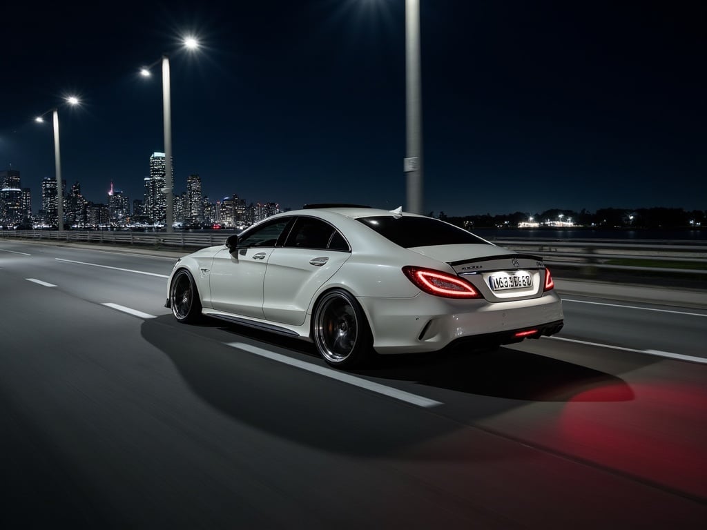 Mercedes CLS63 Rear View